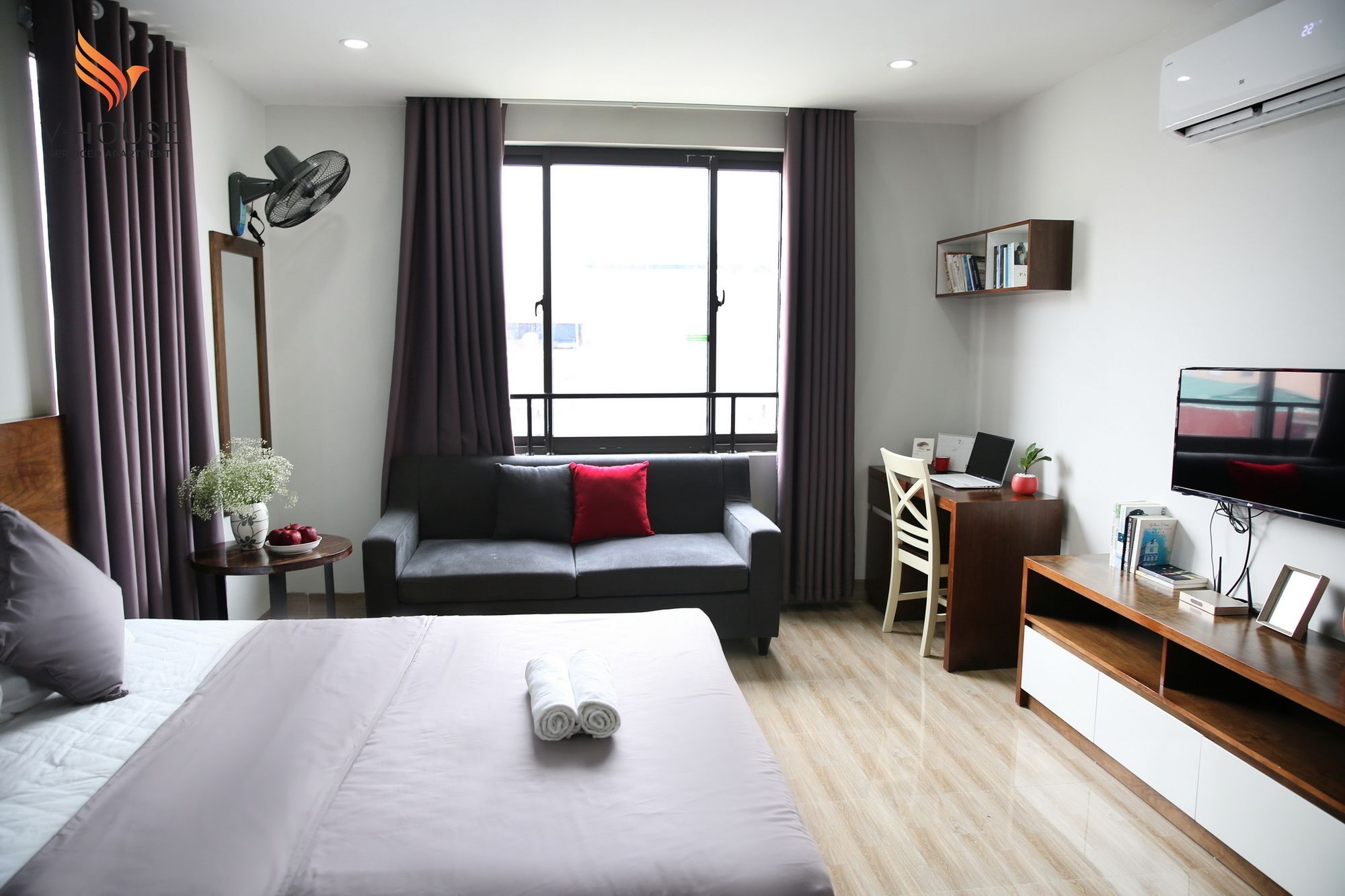 V House 6 Serviced Apartment Hanoi Eksteriør bilde